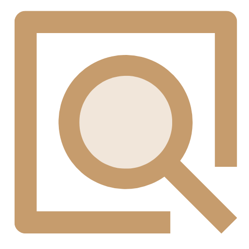 Image of a magnifying glass icon demonstrating how DKG analyses the key risk exposures of your business